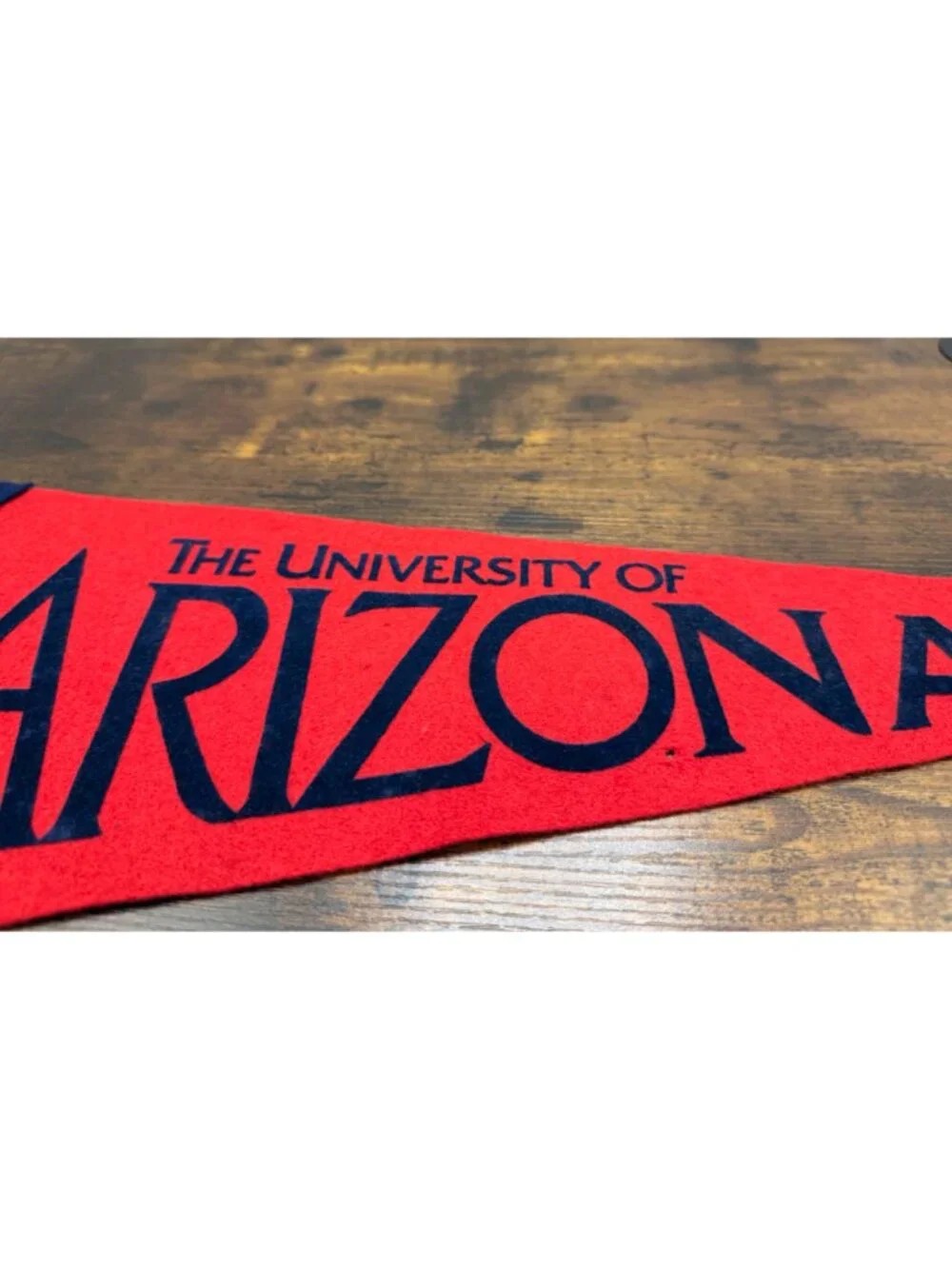 Vintage University Of Arizona Felt Pennant College Decor 32 inches